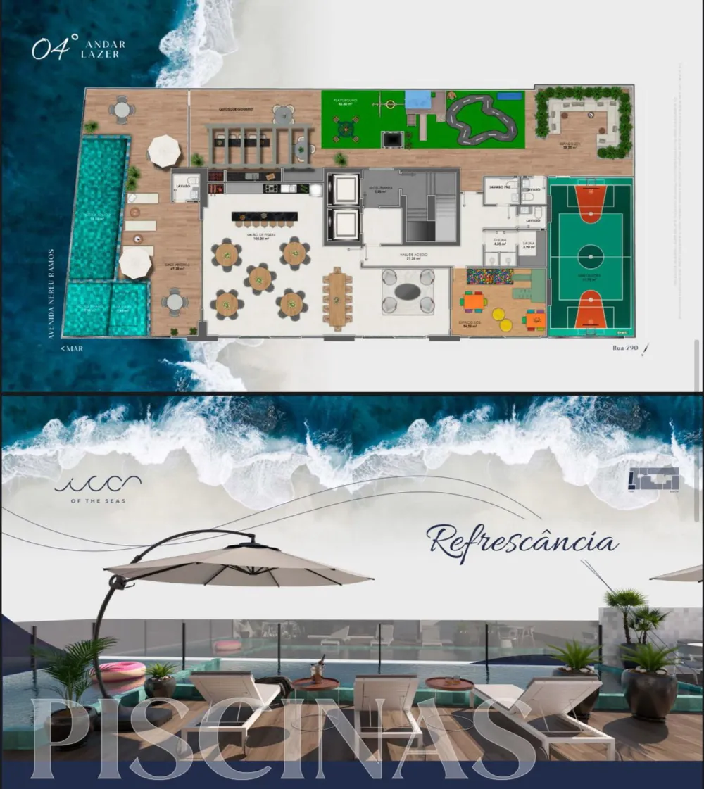 Apartamento para venda no bairro Meia Praia em Itapema