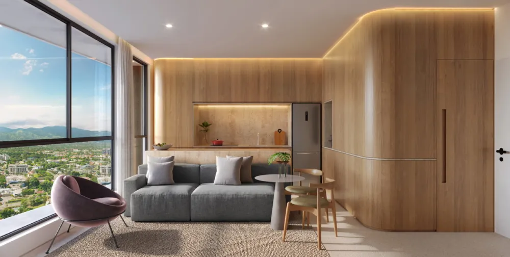 Apartamento 1 quarto para venda no bairro Perequê em Porto Belo
