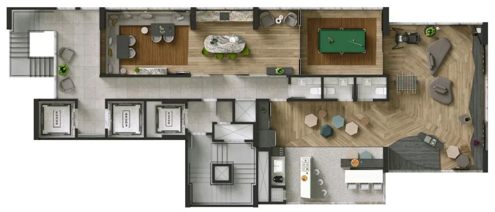 Apartamento 4 quartos para venda no bairro Perequê em Porto Belo