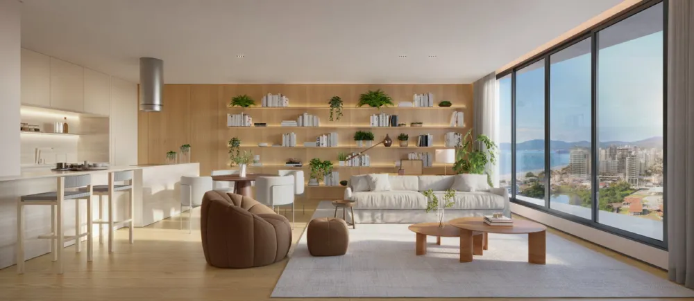 Apartamento 1 quarto para venda no bairro Perequê em Porto Belo